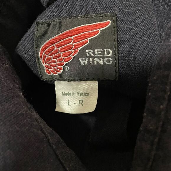 Red Wing 66321 FR Flame Resistant CAT 2 Blue Work Shirts Men's Sz Large Regular - Picture 5 of 7